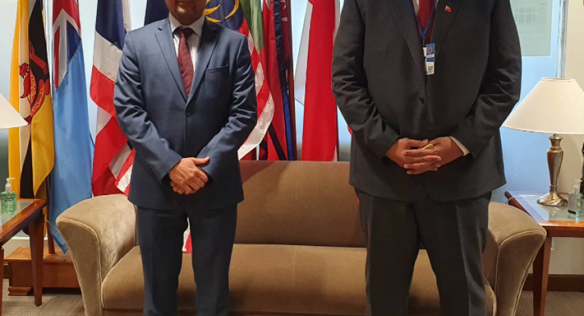 Hon. Prime Minister also met with the World Bank Executive Director of EDS16 