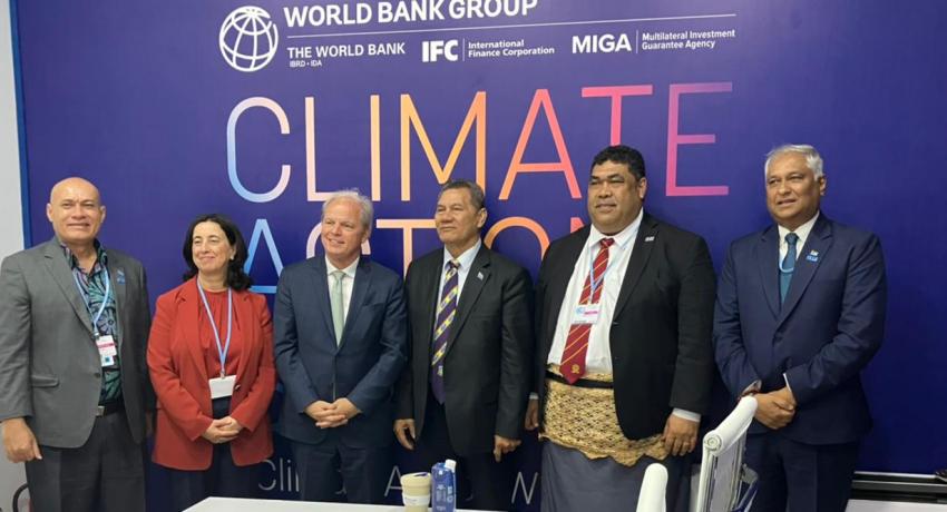 Meeting between some of the Pacific island countries and the World Bank 